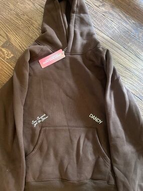 Dandy Worldwide Hoodie "Cowgirl" Oversized Lux Hoodie in Brown